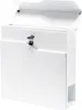 Wiltec Designer Briefkasten V19 weiß 370 x 102 x 370 mm, Produktbild-Vorschau 2