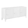 Armoire TV 'Kotka' avec 3 portes métal 113 x 40 x 58 cm Voir les images du produit 2