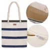 Trizand 27597 Bolsa de playa de 18 l, azul y blanca Vista previa de la imagen del producto 10