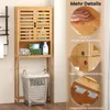 COSTWAY Über-Toilette-Speicherschrank, hoher Produktbild-Vorschau 7