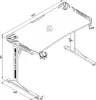Computertisch Bernal - 119x60x76cm - mit LED-Beleuchtung - Produktbild-Vorschau 10