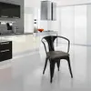 chaises métal bois style industriel pour bar cuisine steel Voir les images du produit 8