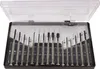 A set of precision screwdrivers in a clear plastic case. Produktbild-Vorschau