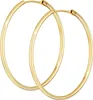 NKlaus Paar Creolen 333 Gelb Gold 8 Karat 25mm Damen Produktbild-Vorschau 1