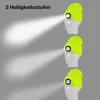 Strickmütze Mütze Wintermütze neongelb m. LED Licht 3-stufige Helligkeitsverstellung aufladbar mit USB A Port online kaufen 370418 40010 350717 4066986400100 Vista previa de la imagen del producto