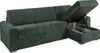 Reversibles Ecksofa mit Schnellbettfunktion - Cord - Grün - Produktbild-Vorschau 2