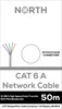 NORTH Netzwerkkabel Cat6A UTP Weiß 50 m kontaktlos Solid 10 Produktbild-Vorschau 2