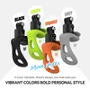 Four different colored camera mounts are displayed in a row, with color labels above each. Produktbild-Vorschau