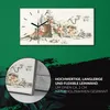 Wandbild Leinwand Bilder mit Uhr 60x30 Zeichnung Alte Baum Produktbild-Vorschau 5