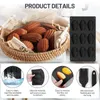 2 Stück Madeleine Backformen Silikon Madeleines Bärentatzen Produktbild-Vorschau 5