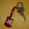E-Gitarre Schlüsselanhänger in rot Produktbild-Vorschau 3