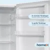 homeX Kühlschrank mit Gefrierfach | Kühl-Gefrierkombination Produktbild-Vorschau 7