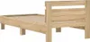 vidaXL Cadre de lit sans matelas avec tête de lit en chêne Voir les images du produit 7