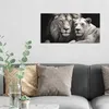 DEQOART Hybrid Leinwand Bild 60x30 cm 'Königliches Duo' Produktbild-Vorschau 3