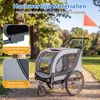 COSTWAY 2 w 1 – przyczepka rowerowa dla psów, składany Podgląd zdjęcia produktu 7