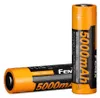 Two Fenix 21700 Li-Ion batteries are shown against a white background. One battery is lying down in the foreground, and the other is standing upright in the midground. Náhľad obrázku produktu