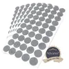 Adsamm® | 250 x selbstklebende Filzgleiter / Grau / Ø 22 mm Produktbild-Vorschau 2