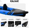 SKINHAWK Prestige Kajak 490 –  3er-Kajak in Blau – Set mit Produktbild-Vorschau 2