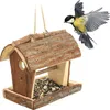 Relaxdays vogelhuisje, hout, huisje om op te hangen, Productafbeelding-voorbeeld 1