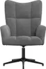 VidaXL 328096, Samt, Grau, Schaum, 620 mm, 680 mm, 910 mm Produktbild-Vorschau 2