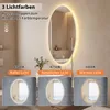 Specchio da bagno ovale COSTWAY, specchio con Anteprima dell’immagine prodotto 7