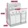 Gasgrill Char-Broil Ultimate 3200 3 Brenner Edelstahl inkl. Produktbild-Vorschau 10