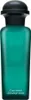 A product shot of a green perfume bottle with a black cap. Anteprima dell’immagine prodotto