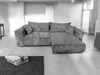 Ecksofa Berlin 255x160 couch hellgrau CORD mit Produktbild-Vorschau 1