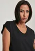 Urban Classics T-Shirt Damen Ladies Round V-Neck Extended Produktbild-Vorschau 18