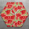 Uhr hexagonal 40 cm Glas Geräuschlos weiße Zeiger - Produktbild-Vorschau 1