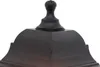 Klasyczna lampa ścienna zewnętrzna czarna z czujnikiem Podgląd zdjęcia produktu 2
