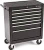HBM Werkzeugwagen mit 7 Schubladen – 62 cm – Schwarz Produktbild-Vorschau 1
