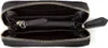 An open black wallet with multiple compartments and a zipper. Náhled obrázku produktu