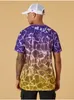 T-shirt pour homme New Era Loslak à motifs jaunes et Voir les images du produit 2