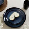HOMLA sada 6x dezertný tanier CASPER tmavomodrý 20 cm Náhľad obrázku produktu 6