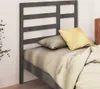 The Living Store Bett-Kopfteil Grau 96x4x104 cm Massivholz Produktbild-Vorschau 2