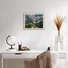 Gerahmtes Poster - Rahmen in heller Eiche - Berge Weg Wald Produktbild-Vorschau 6