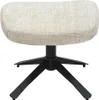 riess-ambiente Drehbarer Hocker CLOUD champagner beige Produktbild-Vorschau 5