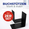 Westcott Buchstütze E-10244 00 90x140x140mm schwarz 2 St. Anteprima dell’immagine prodotto 3