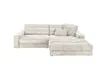 KAWOLA Sofa LANA Ecksofa Cord cremeweiß Recamiere rechts Produktbild-Vorschau 5