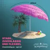 KINGSLEEVE® Sonnenschirm Hawaii Ø160cm Neigbar Produktbild-Vorschau 5