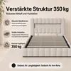 Łóżko tapicerowane INONEFT, 180x200 cm, z podświetleniem Podgląd zdjęcia produktu 9