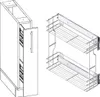 Apothekerunterschrank BO-D15/cargo mit Metallauszug 15cm Produktbild-Vorschau 4
