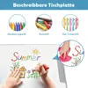 COSTWAY Kinderschreibtisch Set mit Bücherständer, LED, Produktbild-Vorschau 8