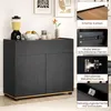 COSTWAY Sideboard, armoire de cuisine avec plan de travail, Voir les images du produit 7