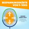 Apollo Badminton Match Pro 800 Carbon Blau/Grün Produktbild-Vorschau 3