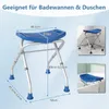 COSTWAY Duschhocker klappbar, Duschstuhl 49-52,5 cm Produktbild-Vorschau 3