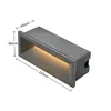 Lucande LED-Wandeinbauleuchte Jaano, anthrazit, Alu, IP65 Produktbild-Vorschau 7