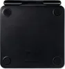 The underside of a black digital scale. Produktbild-Vorschau
