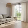 1x Rideau aspect lin avec passants Voile Rideau fenêtre Voir les images du produit 10